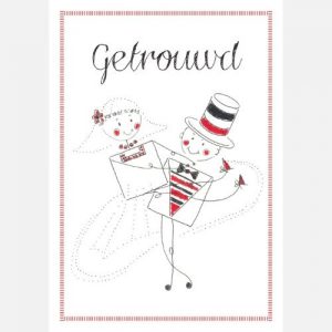 Getrouwd. Van harte gefeliciteerd